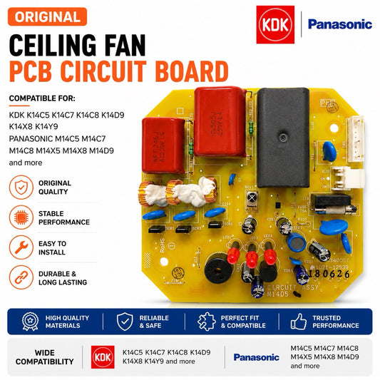 Original KDK Panasonic Ceiling Fan PCB Board K14X5 K14Y5 F-M14C5