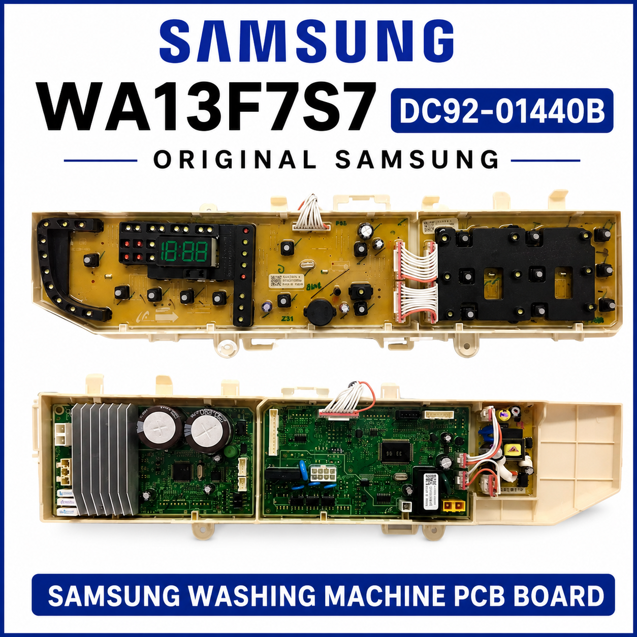 Original Samsung Washing Machine PCB Board DC92-01440B WA13F7S7