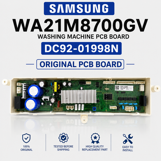 Original Samsung Washing Machine PCB Board WA21M8700GV DC92-01998N Main Control Board