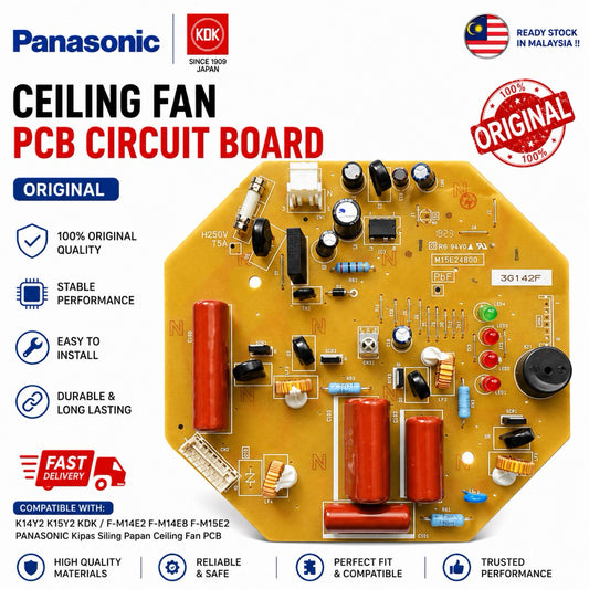 Original KDK Panasonic Ceiling Fan PCB Board K14Y2 K15Y2 F-M14E2